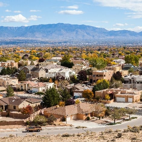 Albuquerque residential suburbs