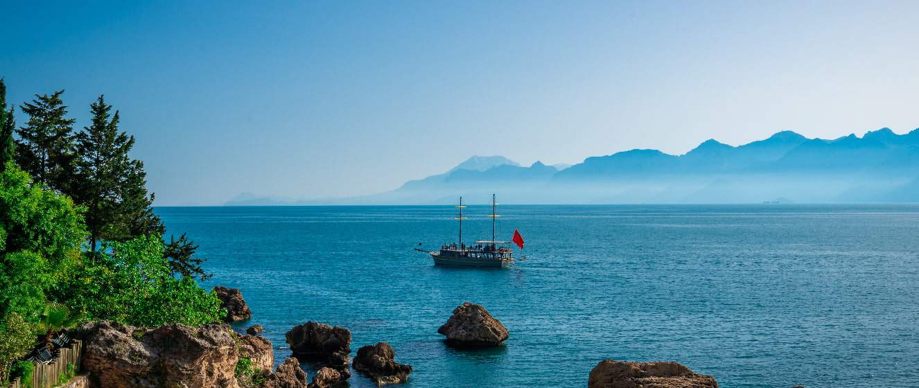 antalya turkey sailing ship for sea tours