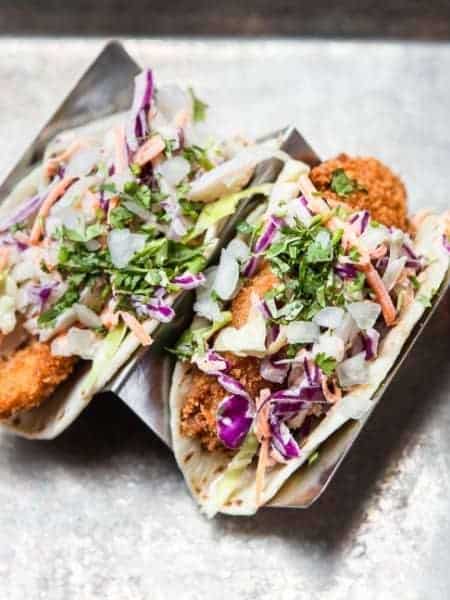 Fried chicken tacos mobile