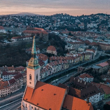 cityscape of bratislava