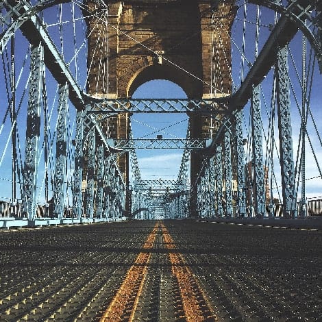 roebling bridge in cincinnati ohio