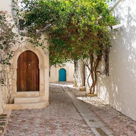 Streets of Erriadh, traditional, tunisian village