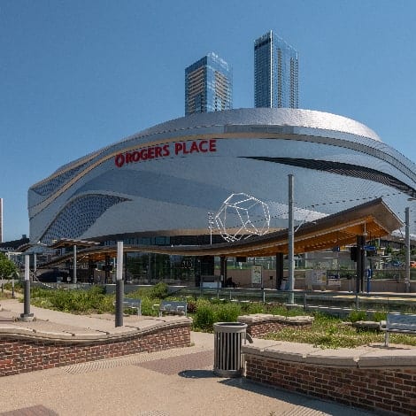 Rogers Place is a multi-use indoor arena in Edmonton