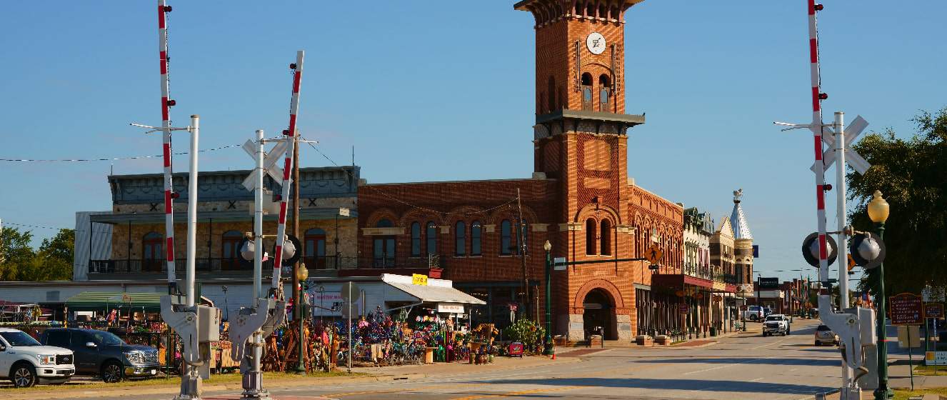 Main Street in historic downtown Grapevine