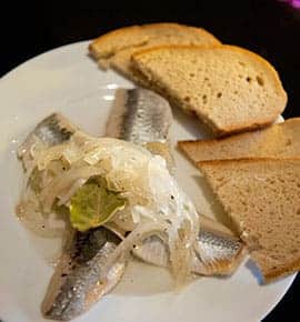 Sauerkraut and herring
