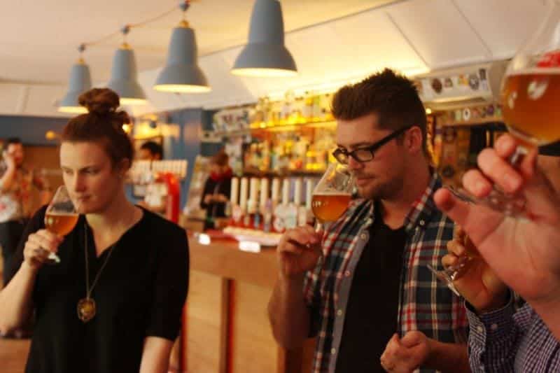 British beer tour guests
