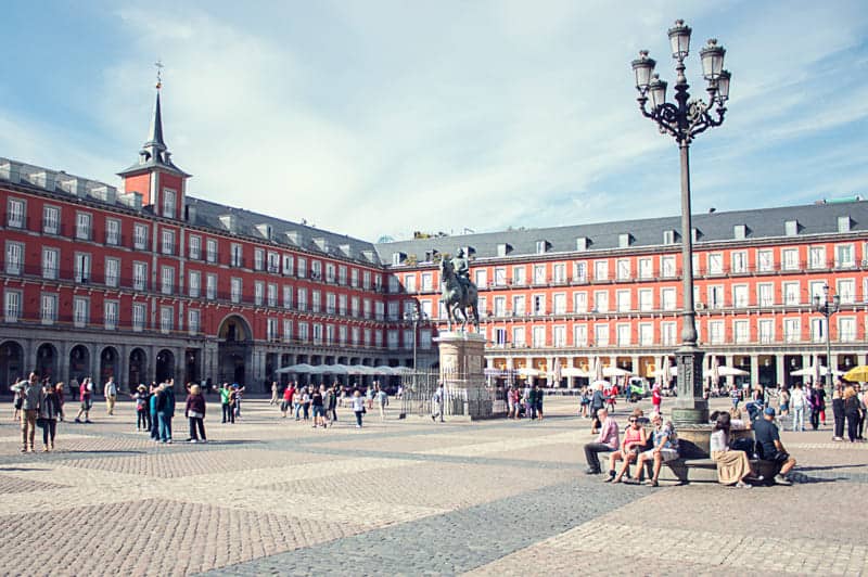 Madrid historic square