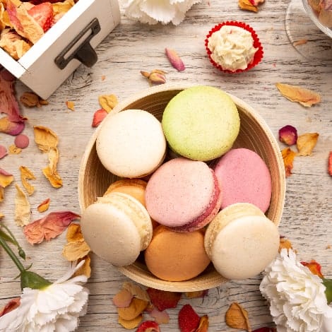 colorful  macaroons