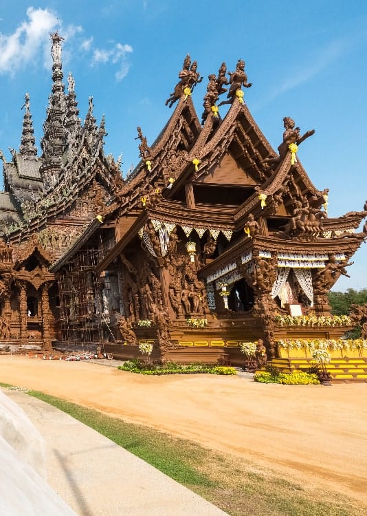 the sanctuary of truth in Pattaya