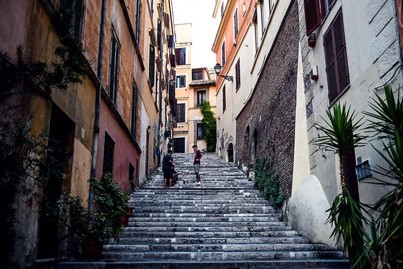 Roman stairs