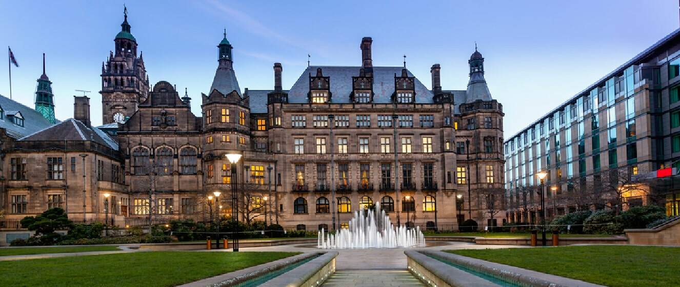 Sheffield Town Hall is a building in the City of Sheffield, England