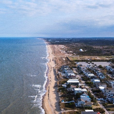 the virginia beach shoreline